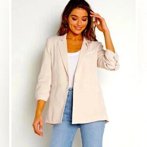 Z Supply Cinema Blazer in Ecru